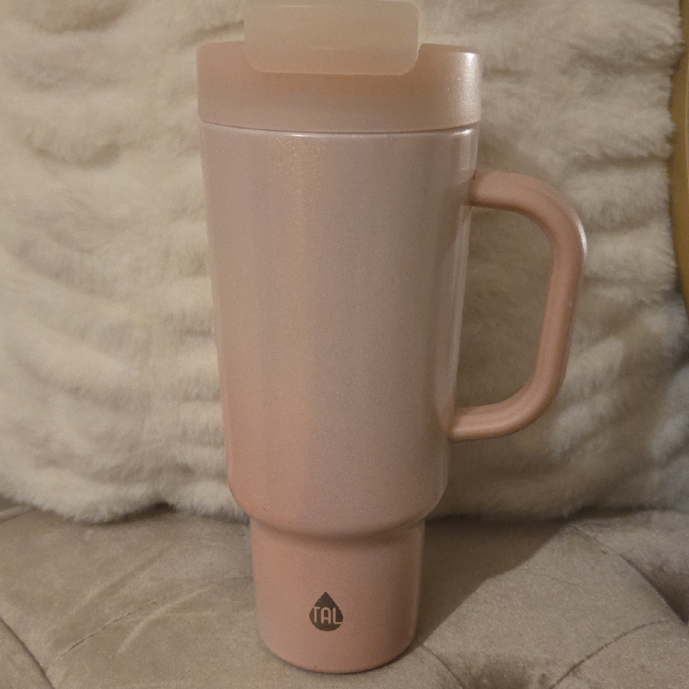 Pink Shimmer 40oz TAL Travel Mug